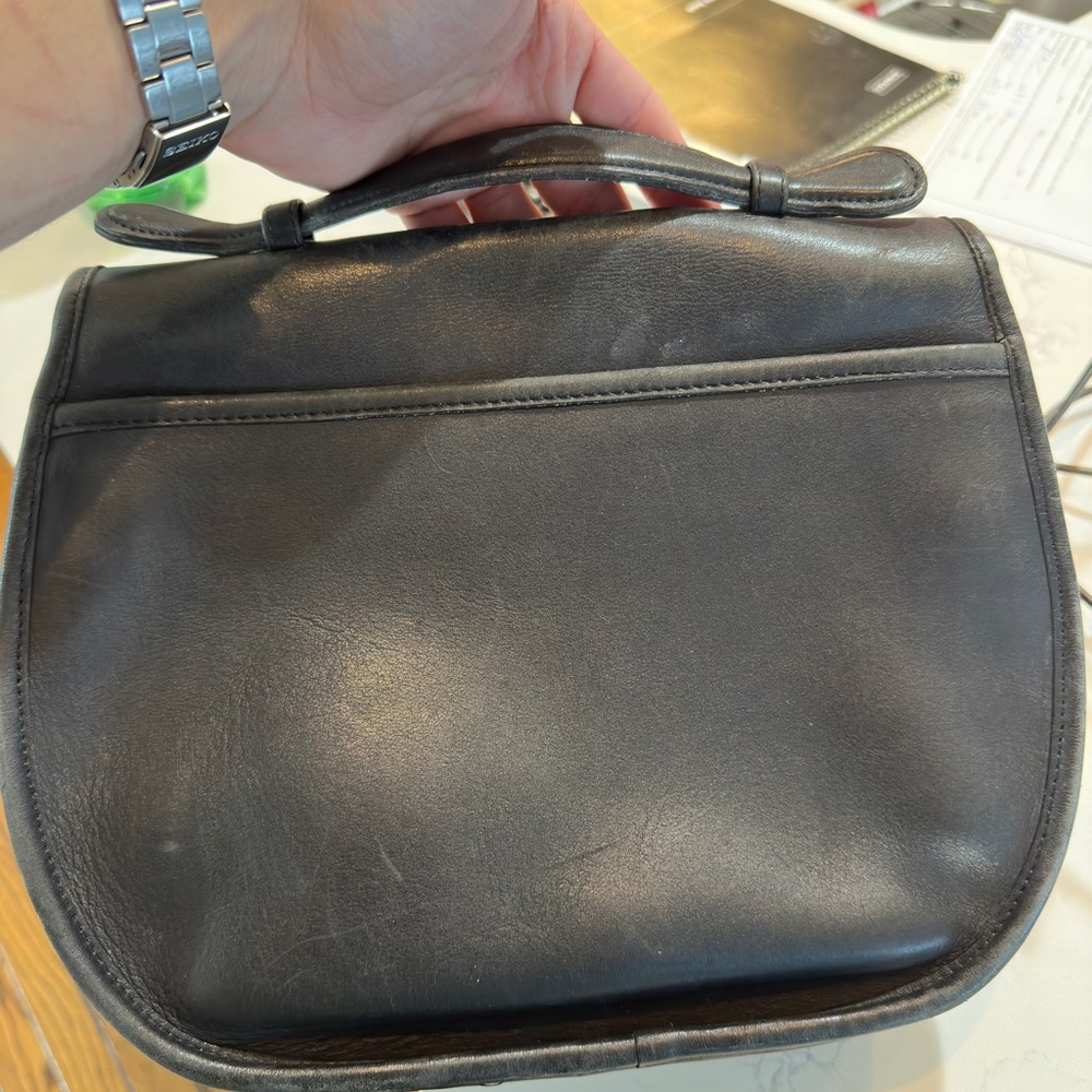 Coach shoulder bag - Leather- vintage purse